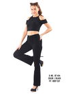 New Stylish Jeans Fancy Wear Boot Cut Pant Collection BT 4114 Black